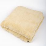 Плед  Короткий мех , бежевый, 200*220 см  (no-100159)