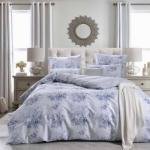 Аверия (голубая) Комплект постельного белья Сатин 2х