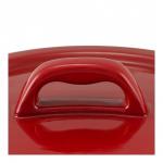 Кастрюля с керамической крышкой Hammered 2.0 л. красная