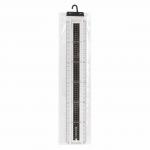 Линейка пластик 30 см BRAUBERG "EXTRA", прочная, прозрачная, черно-белая печать, европодвес, 210744