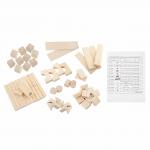 Конструктор КРАСНОКАМСКАЯ ИГРУШКА НСК-06 Строим сами неокрашенный 66 дет.