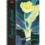Тетрадь А4 80л. HATBER гребень, клетка, обложка картон, Океан цветов (4 вида), 80Т4В1гр