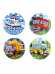Деревянный пазл WOODLANDTOYS 149102 круглый Транспорт