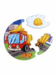 Деревянный пазл WOODLANDTOYS 149102 круглый Транспорт