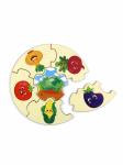 Деревянный пазл WOODLANDTOYS 149103 круглый Еда