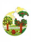 Деревянный пазл WOODLANDTOYS 149103 круглый Еда