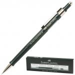 Карандаш механический 0,5 мм, FABER-CASTELL TK-Fine Executive, ластик, корпус темно-зеленый, 131500