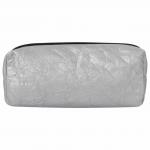 Пенал-косметичка BRAUBERG TYVEK, крафт-текстиль, серебристый, 21х5х8 см, 270044