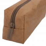 Пенал-косметичка BRAUBERG TYVEK, крафт-текстиль, песочный, 21х5х8 см, 270046