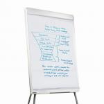 Блокноты для флипчарта ОФИСМАГ, КОМПЛЕКТ 5шт., 20 листов, ЧИСТЫЕ, 67,5*98 см, 80 г/м, 127796