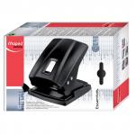 Дырокол MAPED (Франция) "Essentials", металлический большой, на 45 листов, черный, 404411