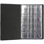 Альбом д/монет 115х170х10 мм, для 108 монет, 2+4+2 листа (карманы 23*25+32*40+52*54мм), АМК-108К