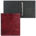 Альбом д/монет и купюр на 4 кольцах 230х265х40 мм, "Оптима", без листов, М9-05