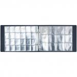 Альбом д/монет на 2 кольцах 240х175х27 мм, для 180 монет, 5+5 листов (карманы 33*37мм+50*50мм),М9-03