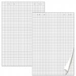 Блокноты для флипчарта BRAUBERG, КОМПЛЕКТ 5шт., 20 л., клетка, 67,5*98 см, 80 г/м, 124097