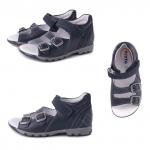 (синий) Сандалии ТОТТА  из натуральной кожи,