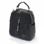 Рюкзак жен иск/кожа+нат/замша Baliviya-19500-1,   (сумка-change),  2отд,  серый SALE 241198