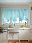 Дизайнерская штора Инга тиффани голубой 400*220 см