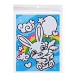 Фреска из песка с цветным фоном "Микс", бумага, песок 8-10цв., 21,5х31,5см, 8 дизайнов