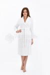 Халат махровый женский Белый
