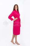 Халат махровый женский Малина