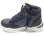 1106B т/син Ботинки деми для мальчиков (31-36)/12