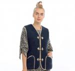 Жилет арт.1218-06/пуг. КЛАССИКА Ультрамарин