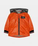 Ветровка оранжевая с капюшоном