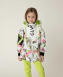 Ветровка с принтом и капюшоном