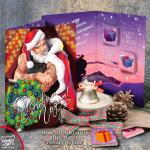 Открытка "Брутальный Дед Мороз"