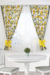 Комплект штор 10751 желтый (ед.)