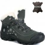 18w-11-43 черн Ботинки зима женские (36-39)/5