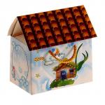 Коробка сборная "Домик на облаке"