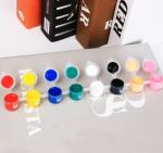 Акриловая краска 8 цветов (3 мл)+кисть