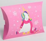 Коробка сборная фигурная «Нежный новый год», 19 х 14 х 4 см