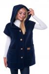 Жилет с капюшоном NEW цвет ИНДИГО