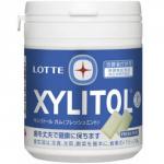 LOTTE XYLITOL БЕЗ САХАРА жевательная резинка (освежаящий мятный вкус) 143 гр., банка