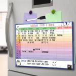 NEW Планер магнитный с маркером "Расписание уроков и дополнительных занятий на весь день" (42х29см)