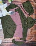 Cпортивный костюм на молнии SIZE PLUS хаки RH06