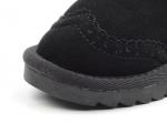 17103-1 BLACK Угги детские (натуральная замша, искусственный мех)