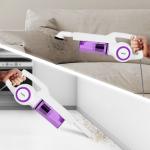 Вертикальный пылесос Kitfort КТ-5105-1 бело-фиолетовый