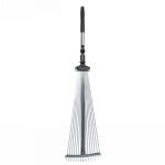 Грабли веерные алюминиевые раздвижные 15 зубьев с телескопическим черенком 1200мм ДоброСад