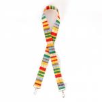 Плечевой ремень (стропа)  ADEL-239/1/регулируемый,  макс длина 120см,  радуга 242070