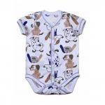 Боди распашной короткий рукав