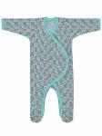 Комбинезон для девочки интерлок голубой Единороги G1-21-15 Geburt