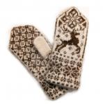 Рукавицы вязаные арт.ВР24100-01 ЗИМНИЙ ЛЕС