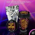 Кофе в стакане "Happy Birthday. Неон"