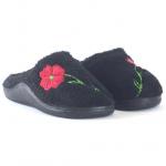 Д2078 Тапки домашние женские черный