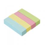 ClipStudio Закладки с клеевым краем бумажные 50x12мм, 4x100 листов, 4 цвета