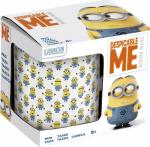 252342 Кружка керамическая в подарочной упаковке (325 мл). Миньоны орнамент 77002